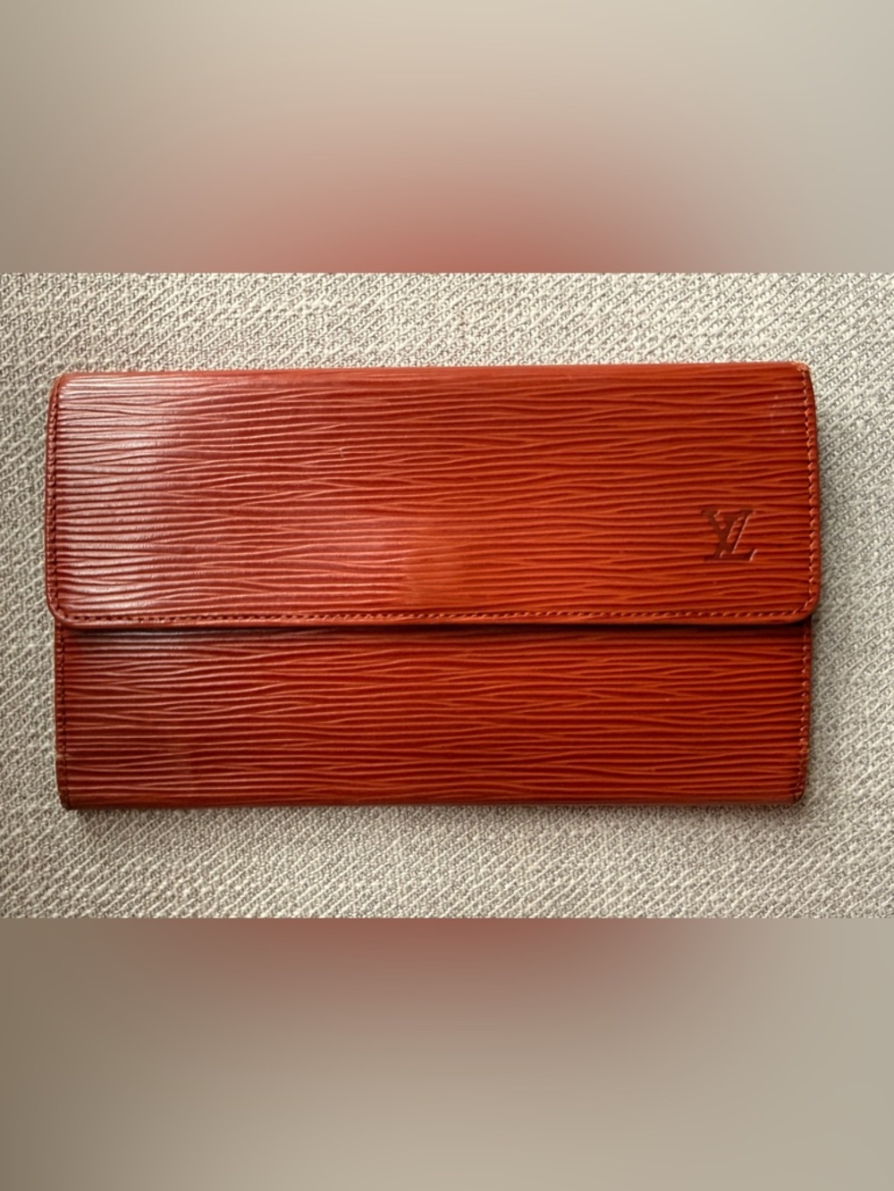 Vintage Louis Vuitton Epi Leather Long Wallet